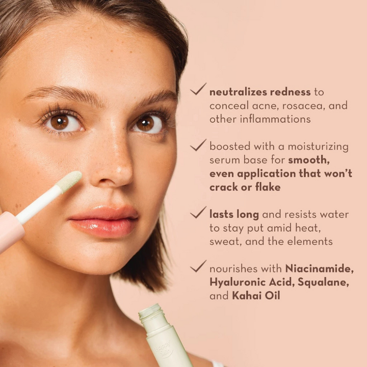 Second Skin Multi-Tasking Serum Concealer - Green Corrector