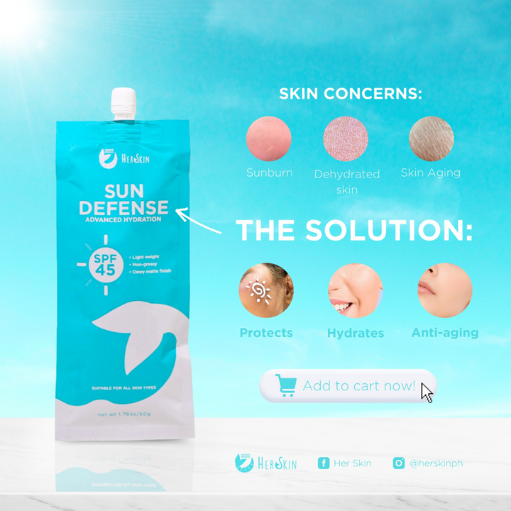 Herskin Sun Defense SPF 45 Sachet