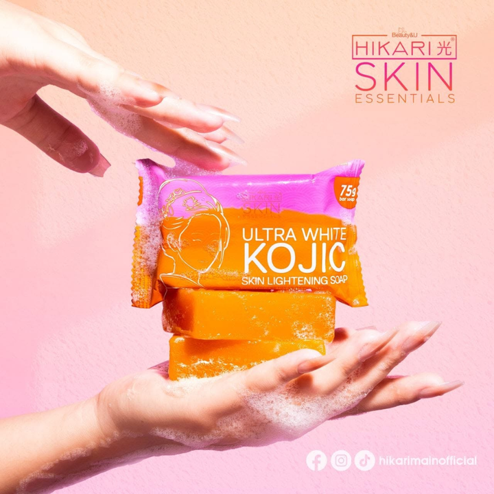 Hikari Skin Essentials Ultra White Kojic Skin Lightening Soap — 75g