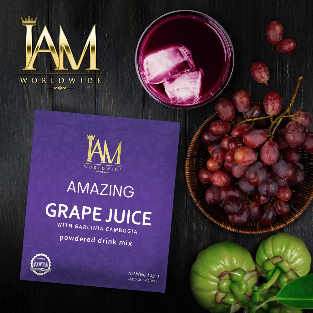 I AM Worldwide Amazing Grape Flavored Powdered Drink Mix