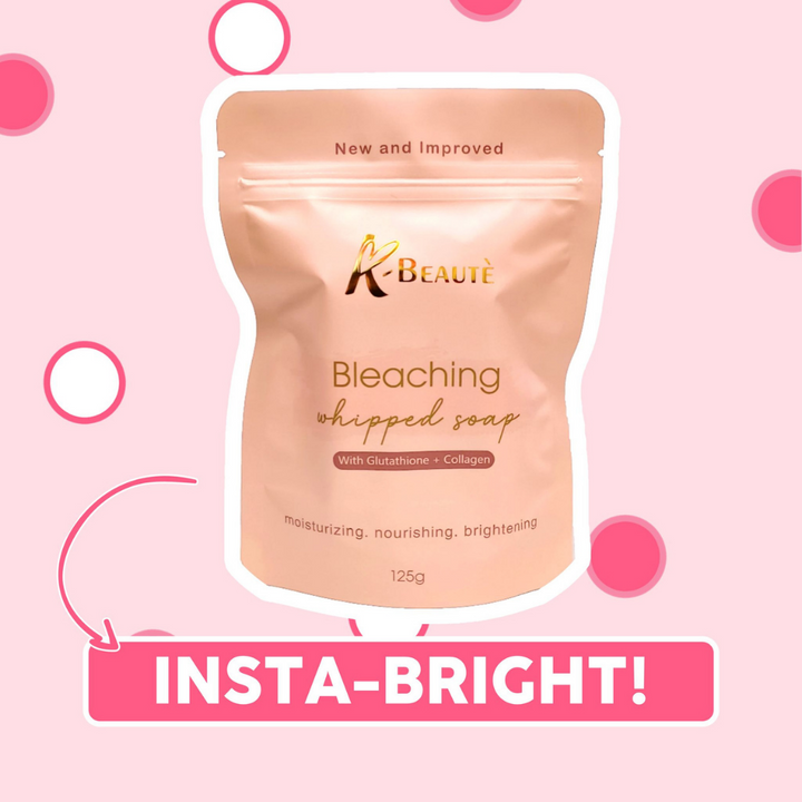 Bleaching Whipped Soap with Glutathione and Collagen