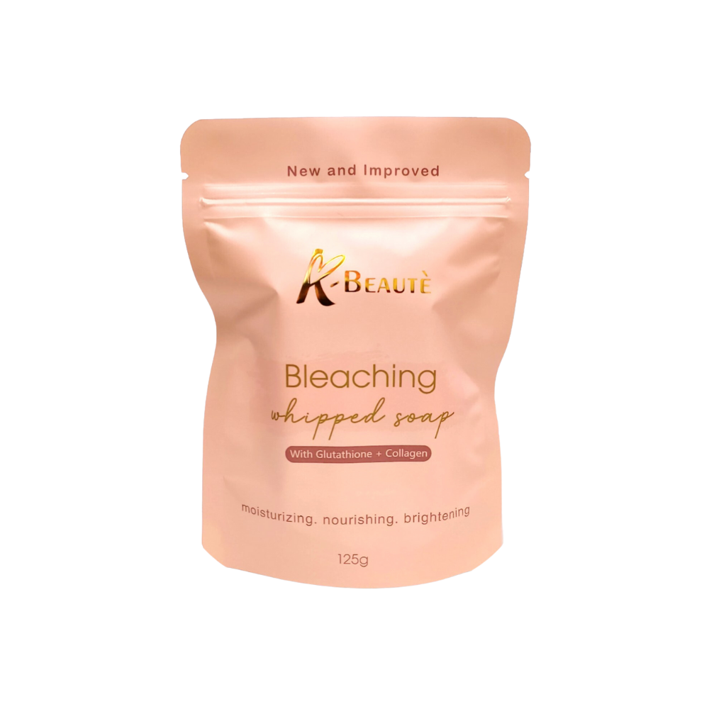 Bleaching Whipped Soap with Glutathione and Collagen