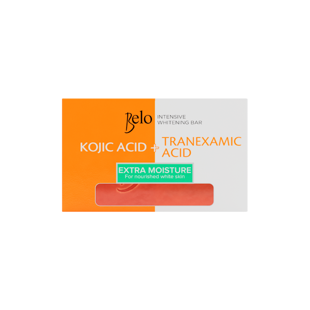 Belo Intensive Whitening Bar Kojic Acid + Tranexamic Acid for Radiant White Skin 65g