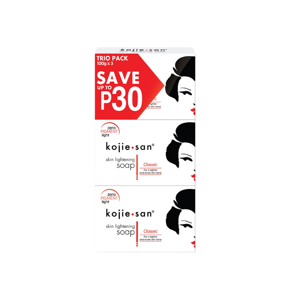 Kojie San Skin Lightening Soap Classic 100g x 3 bars