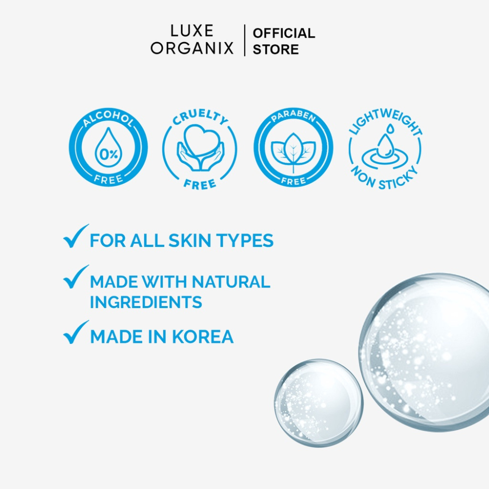 Luxe Organix Hyaluron Soothing Gel Youthful White 200ml Pouch