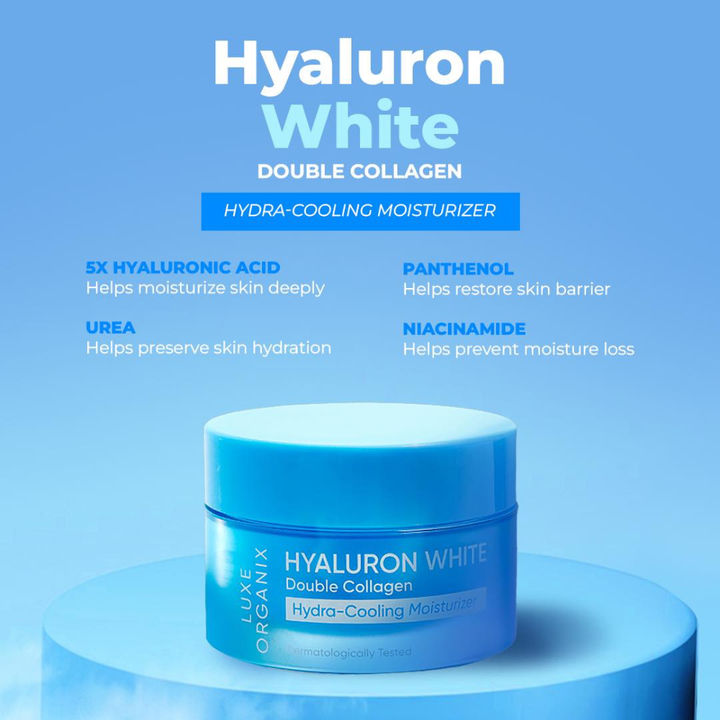 Hyaluron White Double Collagen Hydra-Cooling Moisturizer 50g