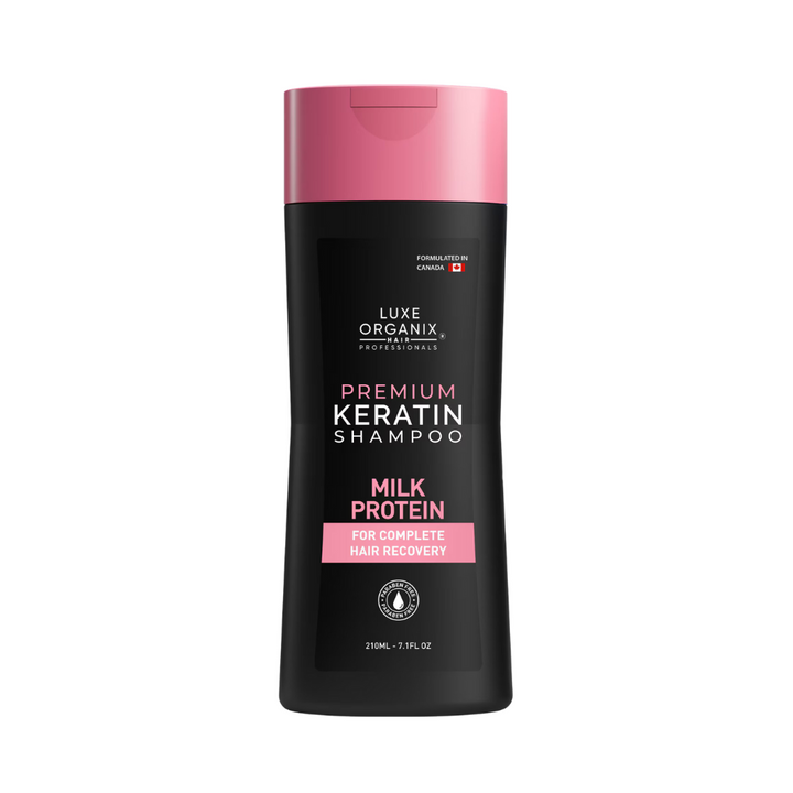 Luxe Organix Milk Protein Premium Keratin Shampoo 210ml | Complete Hair Recovery - expires 7/26