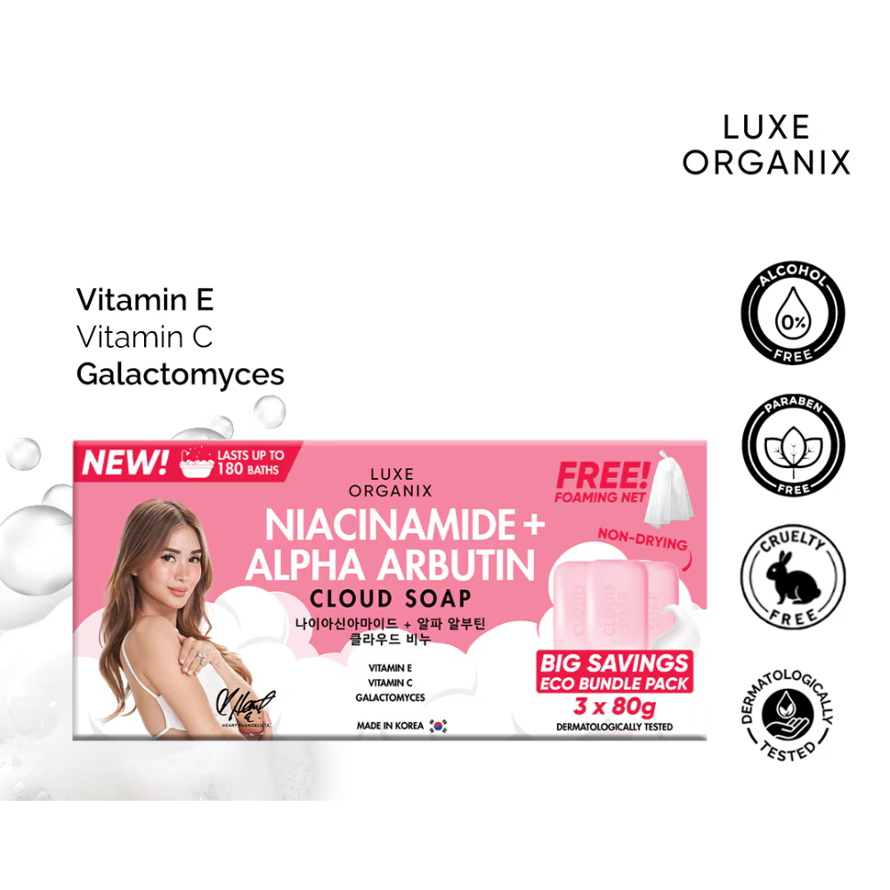 Niacinamide + Alpha Arbutin Cloud Soap -Brightening