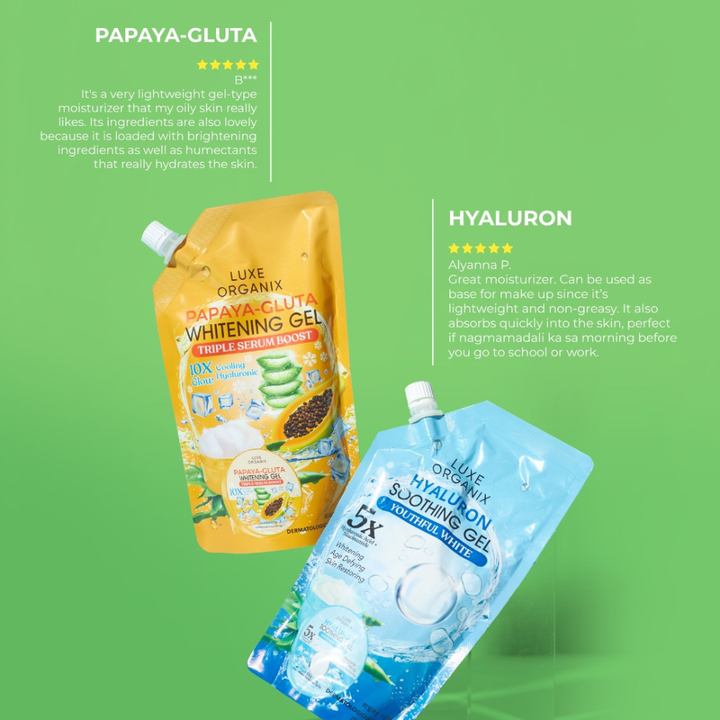 Luxe Organix Papaya-Gluta Whitening Gel Tripe Serum Boost 200ml