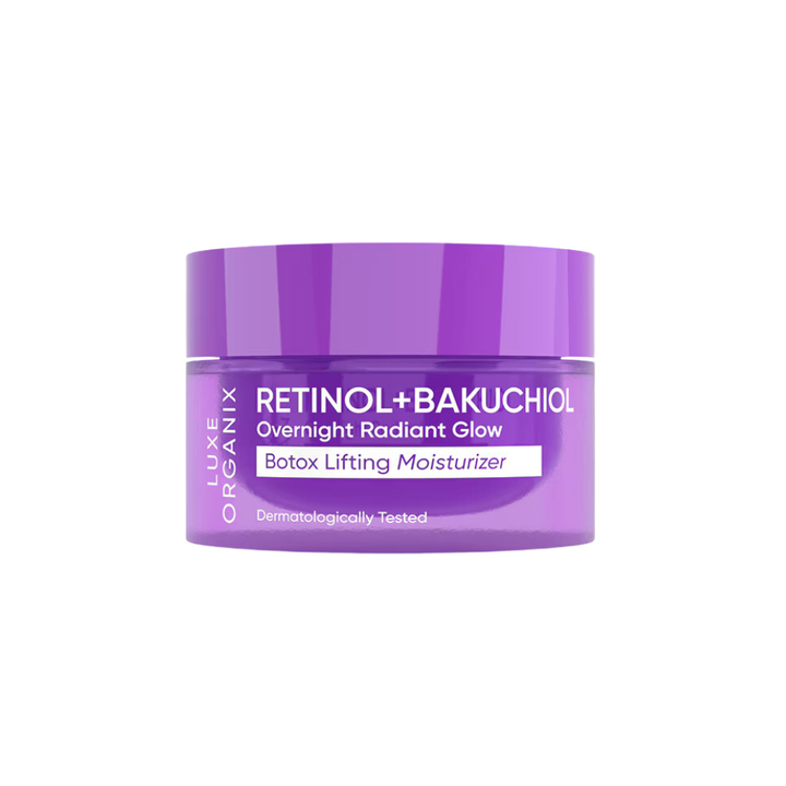 Luxe Organix Retinol + Bakuchiol Overnight Radiant Glow Botox Lifting Moisturizer