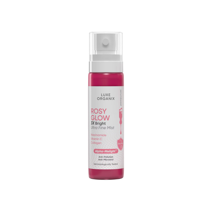Luxe Organix Rosy Glow 3x Bright Ultra Fine Mist 80ml