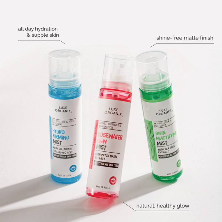 Luxe Organix Rosy Glow 3x Bright Ultra Fine Mist 80ml