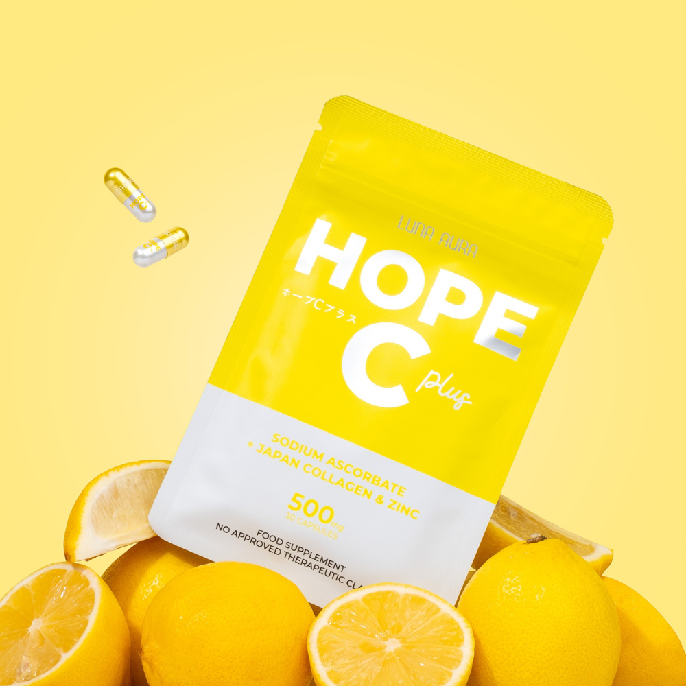 Luna Aura Hope C Plus - S.Ascorbate + Japan Collagen & Zinc