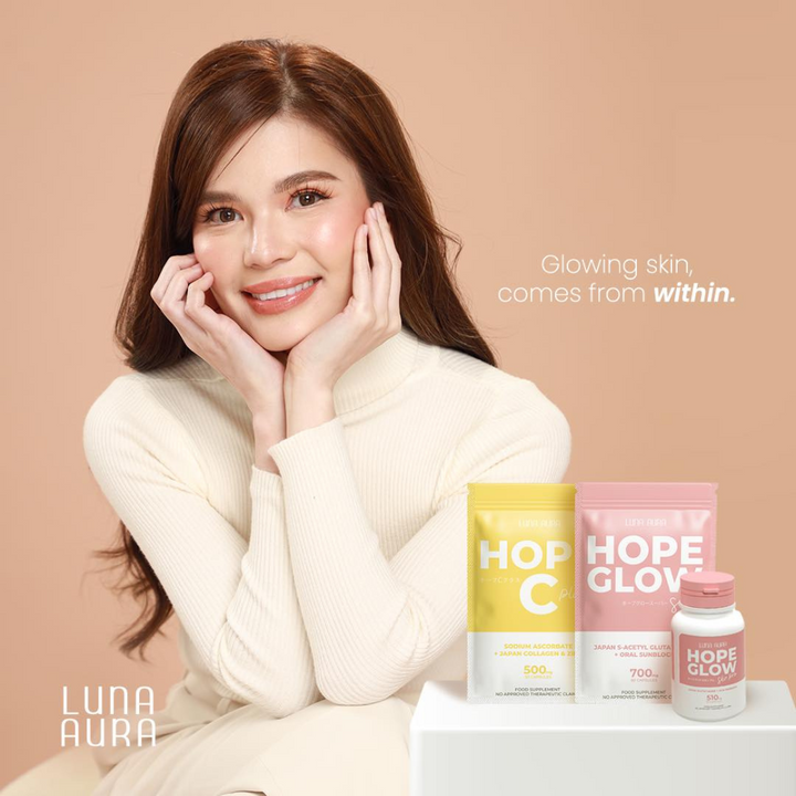 Luna Aura Hope C Plus - S.Ascorbate + Japan Collagen & Zinc