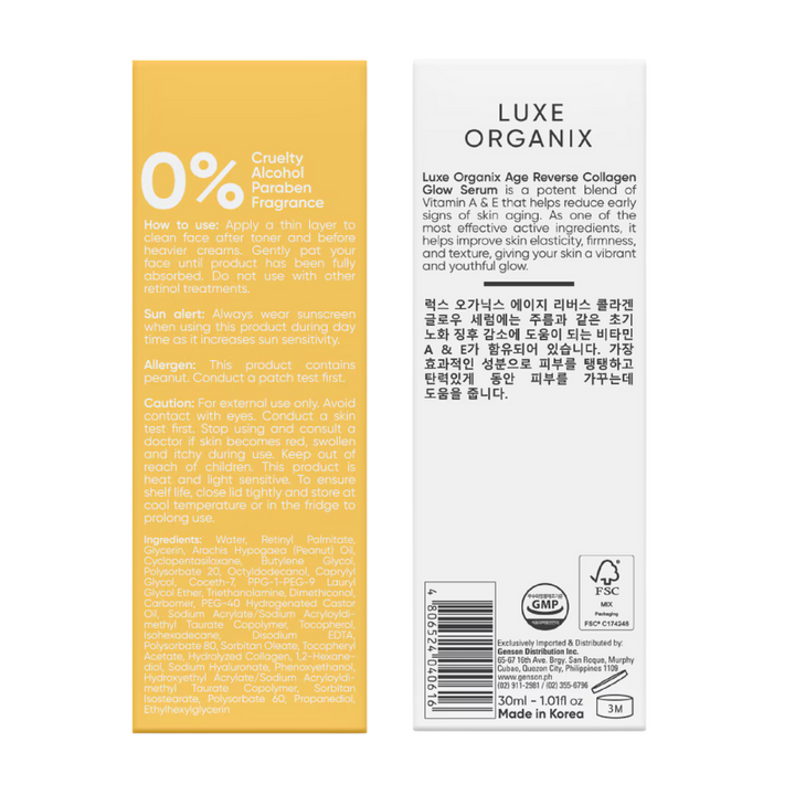 Luxe Organix Age Reverse Collagen Glow Serum