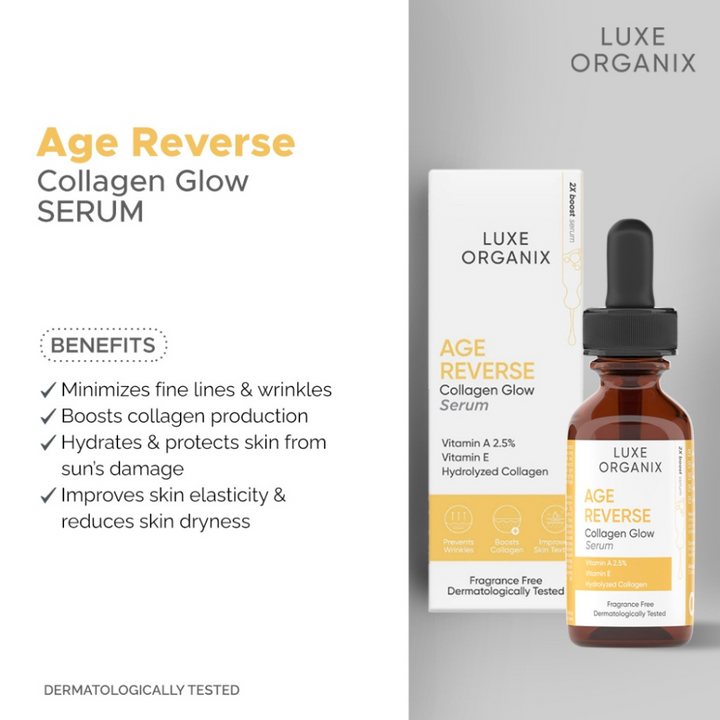 Luxe Organix Age Reverse Collagen Glow Serum