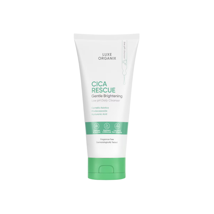 Luxe Organix Cica Rescue Gentle Brightening Cleanser 150g