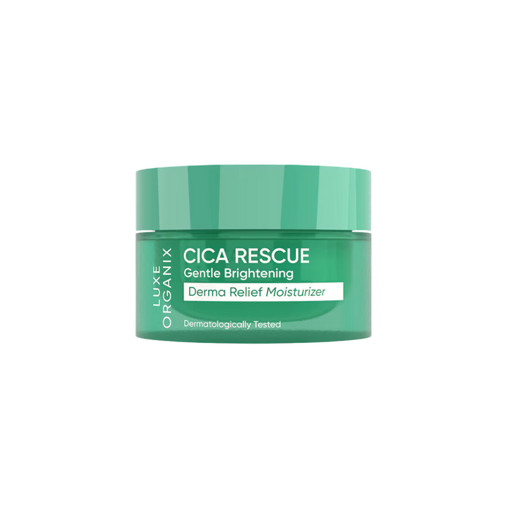 Luxe Organix Cica Rescue Gentle Brightening Derma Relief Moisturizer 50g