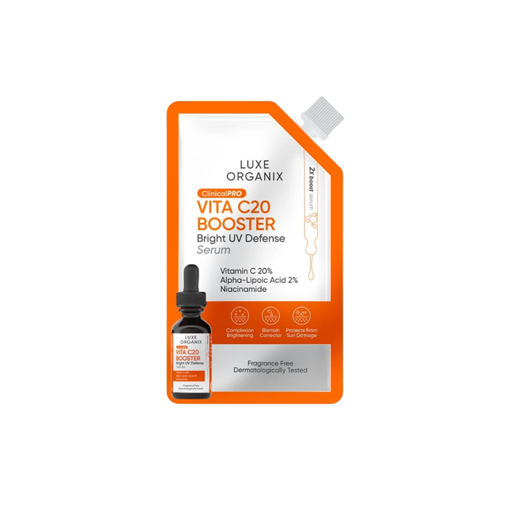 Luxe Organix ClinicalPRO Vita C20 Booster Serum — 7ml Sachet 