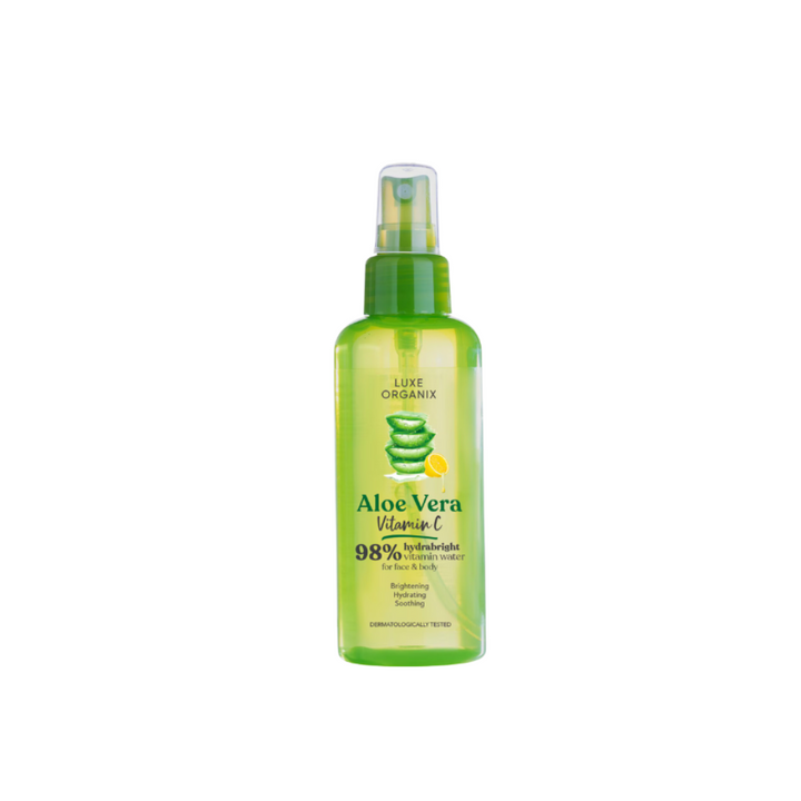 Luxe Organix Aloe Vera Vitamin C Hydrabright Vitamin Water Face and Body Mist