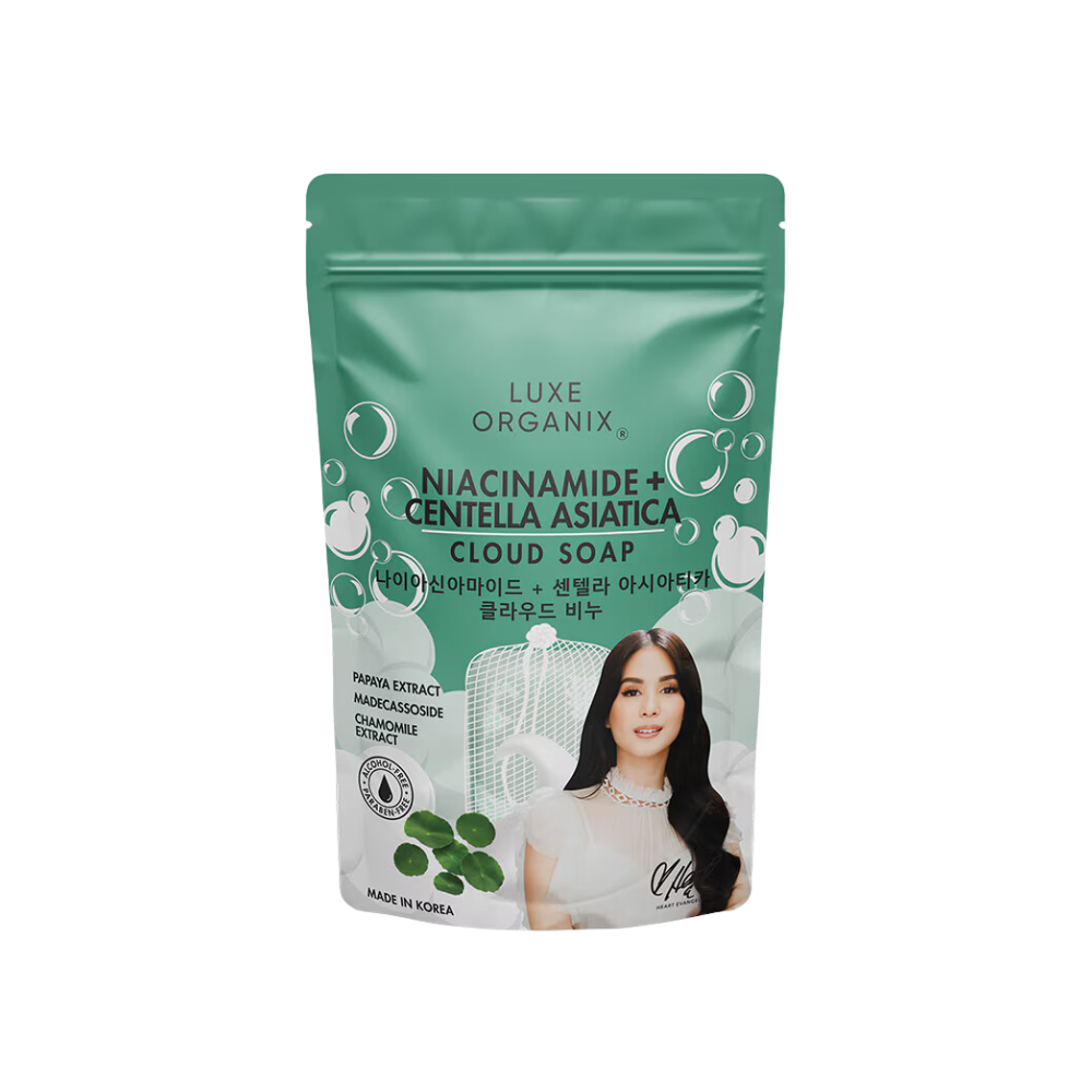 Luxe Organix Niacinamide + Centella Asiastica Cloud Soap -Exfoliating