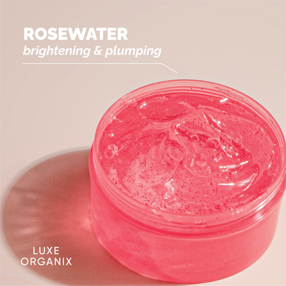 Luxe Organix Rosewater Soothing Gel With Whitening Pearls 300ml