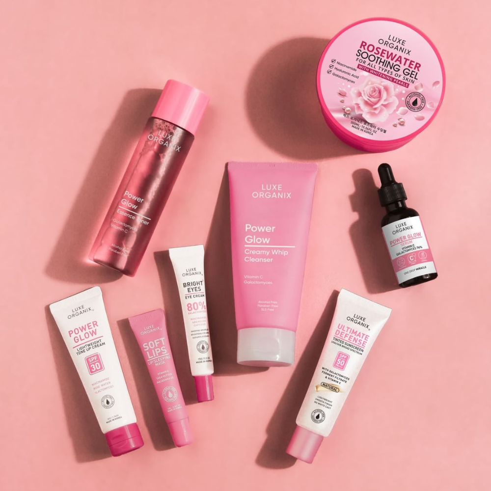 Luxe Organix Rosewater Soothing Gel With Whitening Pearls 300ml