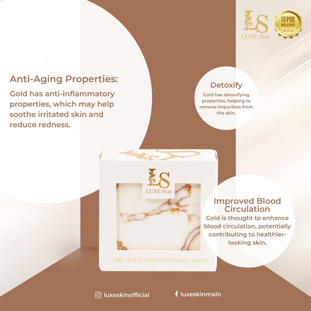 Luxe Skin 24K Gold Brightening Soap