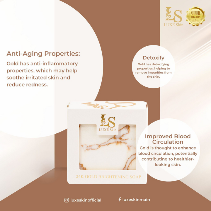 Luxe Skin 24K Gold Brightening Soap