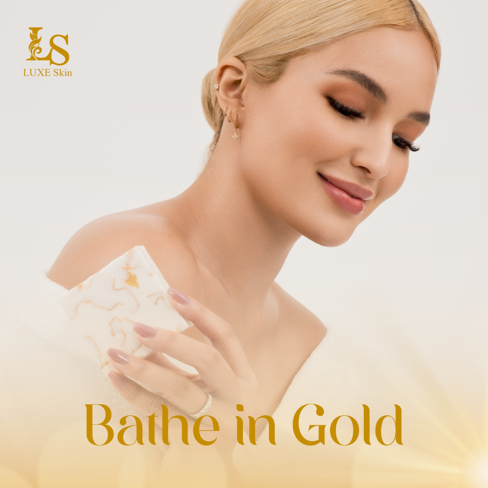 Luxe Skin 24K Gold Brightening Soap Sarah Lahbati