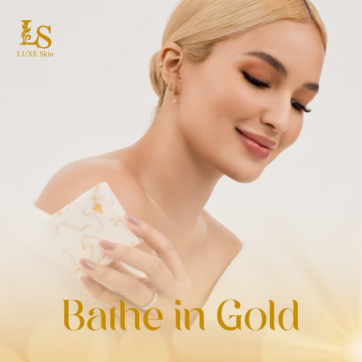 Luxe Skin 24K Gold Brightening Soap Sarah Lahbati