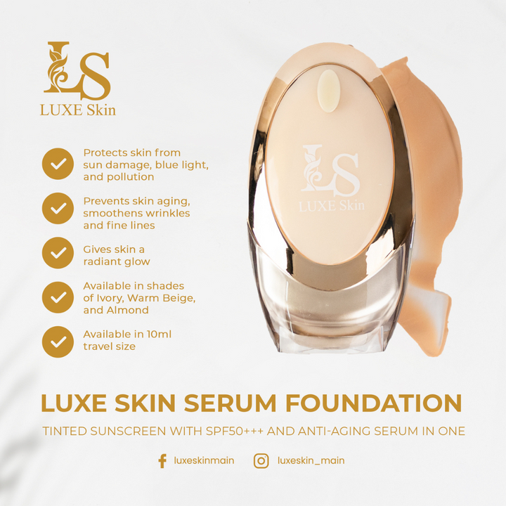 Luxe Skin Serum Foundation SPF50+++ -Ivory