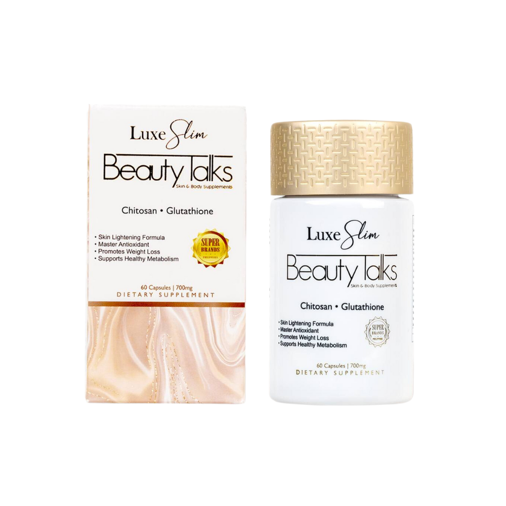 Luxe Slim Beauty Talks Skin and Body Supplements - Chitosan & Glutathione
