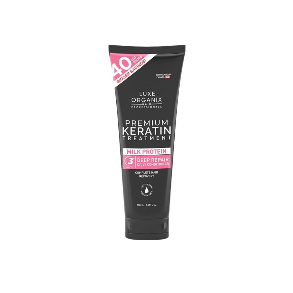 Luxe Organix Milk Protein Premium Keratin Shampoo 250ml | Complete Hair Recovery