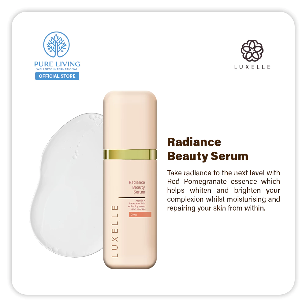 Luxelle Radiance Beauty Serum on a white background