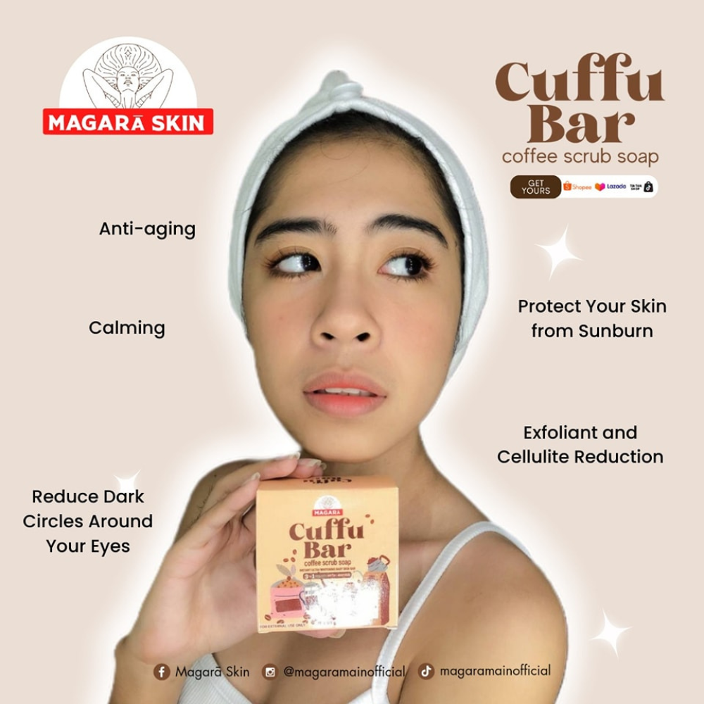 Magara Skin Cuffu Bar Coffee Scrub Soap