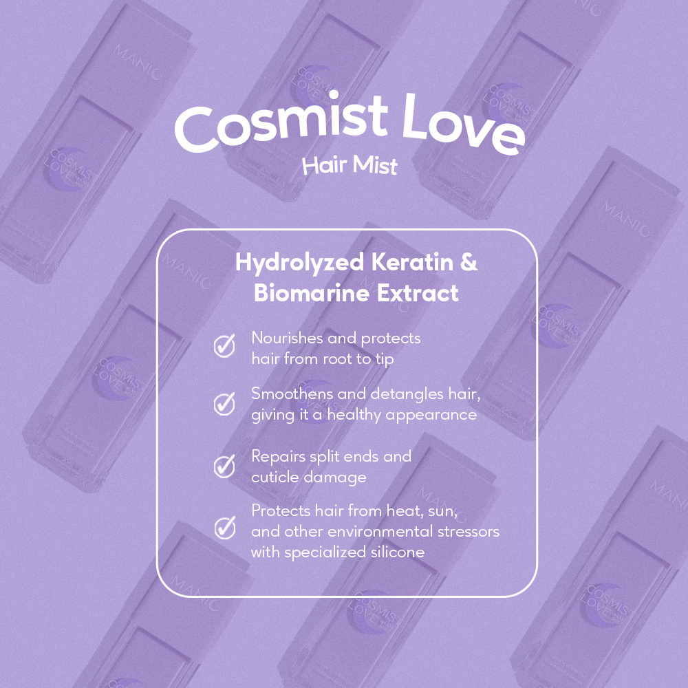 Manic Beauty Cosmist Love Hair Mist 30ml