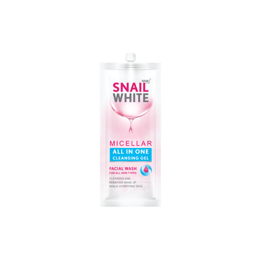 Snailwhite Micellar All In One Cleansing Gel Facial Wash 12g Sachet