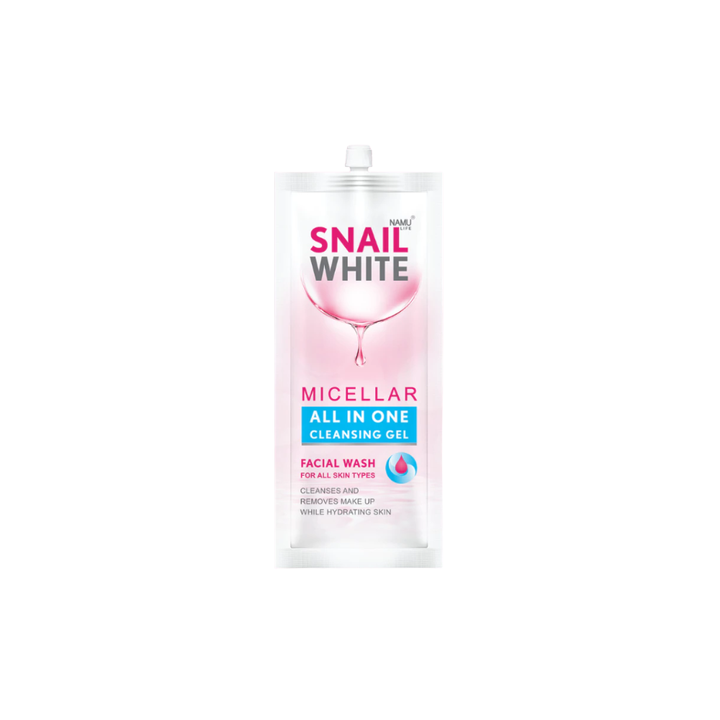 Snailwhite Micellar All In One Cleansing Gel Facial Wash 12g Sachet