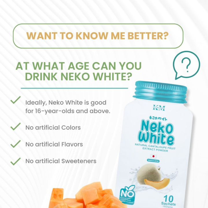 Kath Melendez Neko White Natural Cantaloupe Fruit Extract Powder