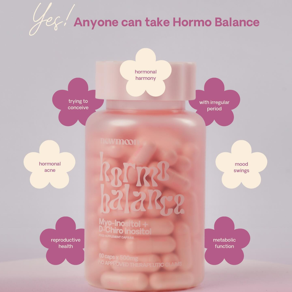 New Moon Hormo Balance Myo-Inositol + D-Chiro Inositol Capsules