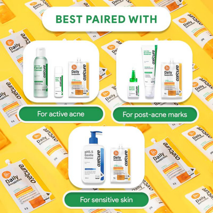 Oxecure Daily Sunscreen Hybrid UV Protection SPF50+