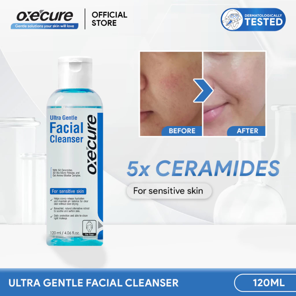 Oxecure Ultra Gentle Facial Cleanser 120ml