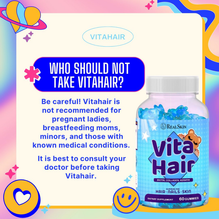 Real Skin VitaHair - Gummies for Hair, Nail and Skin