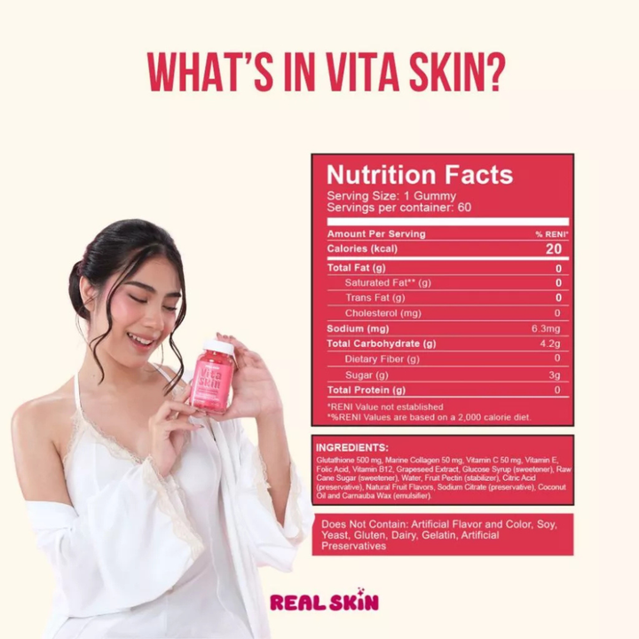 Real Skin Vita Skin Vitamin Gummies