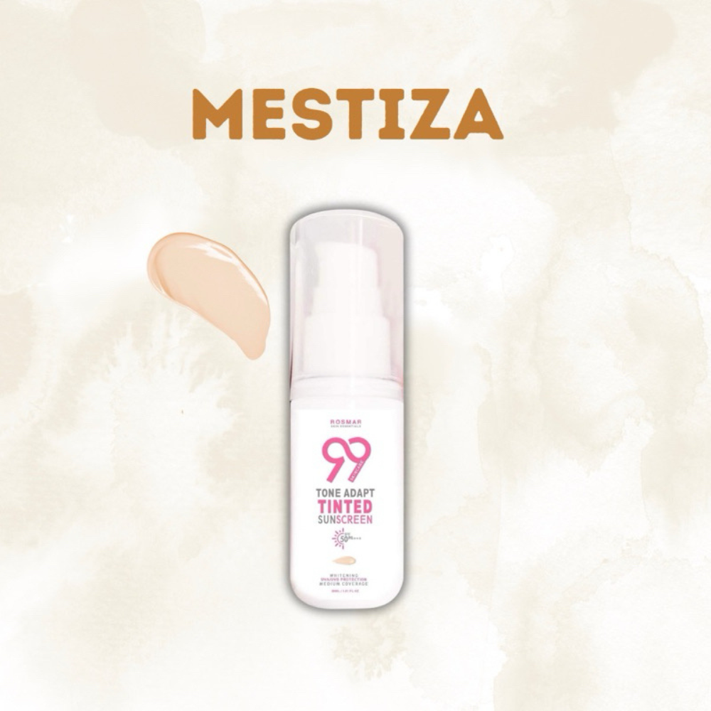 Rosmar 99 Skincare Tone Adapt Tinted Sunscreen -Mestiza