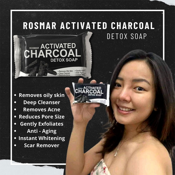 Rosmar Activated Charcoal Detox Soap
