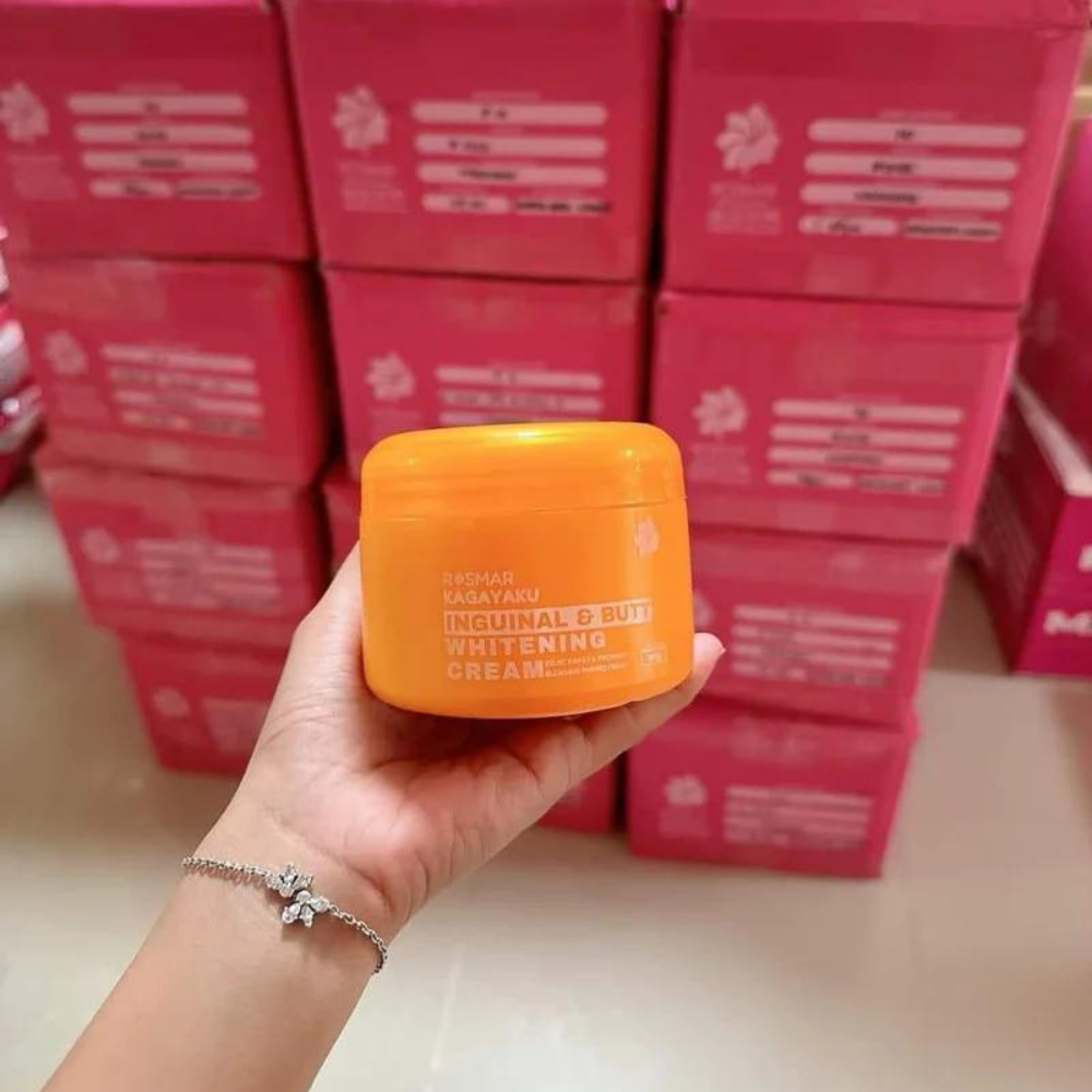 Rosmar Skin Essentials Kagayaku Inguinal and Butt Whitening Cream Premium Bleaching Whipped Cream 300g