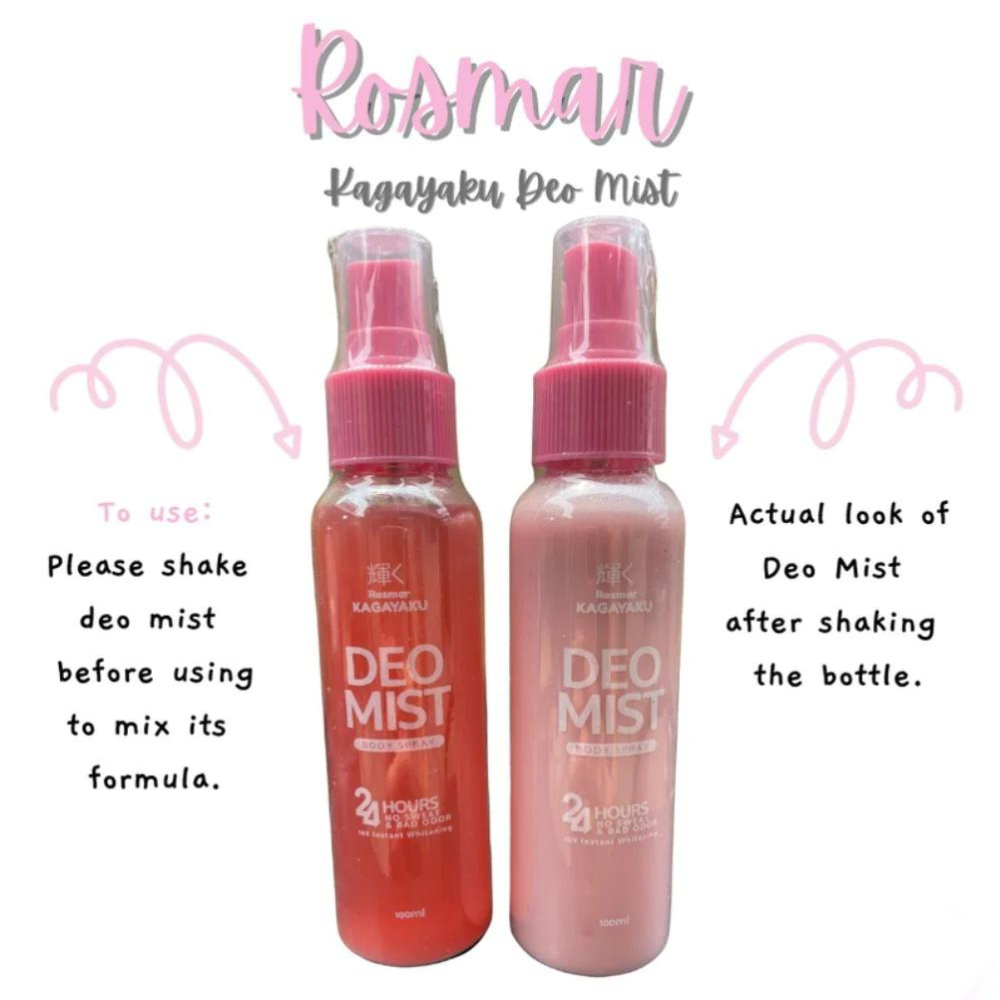 Rosmar Kagayaku Deo Mist Body Spray