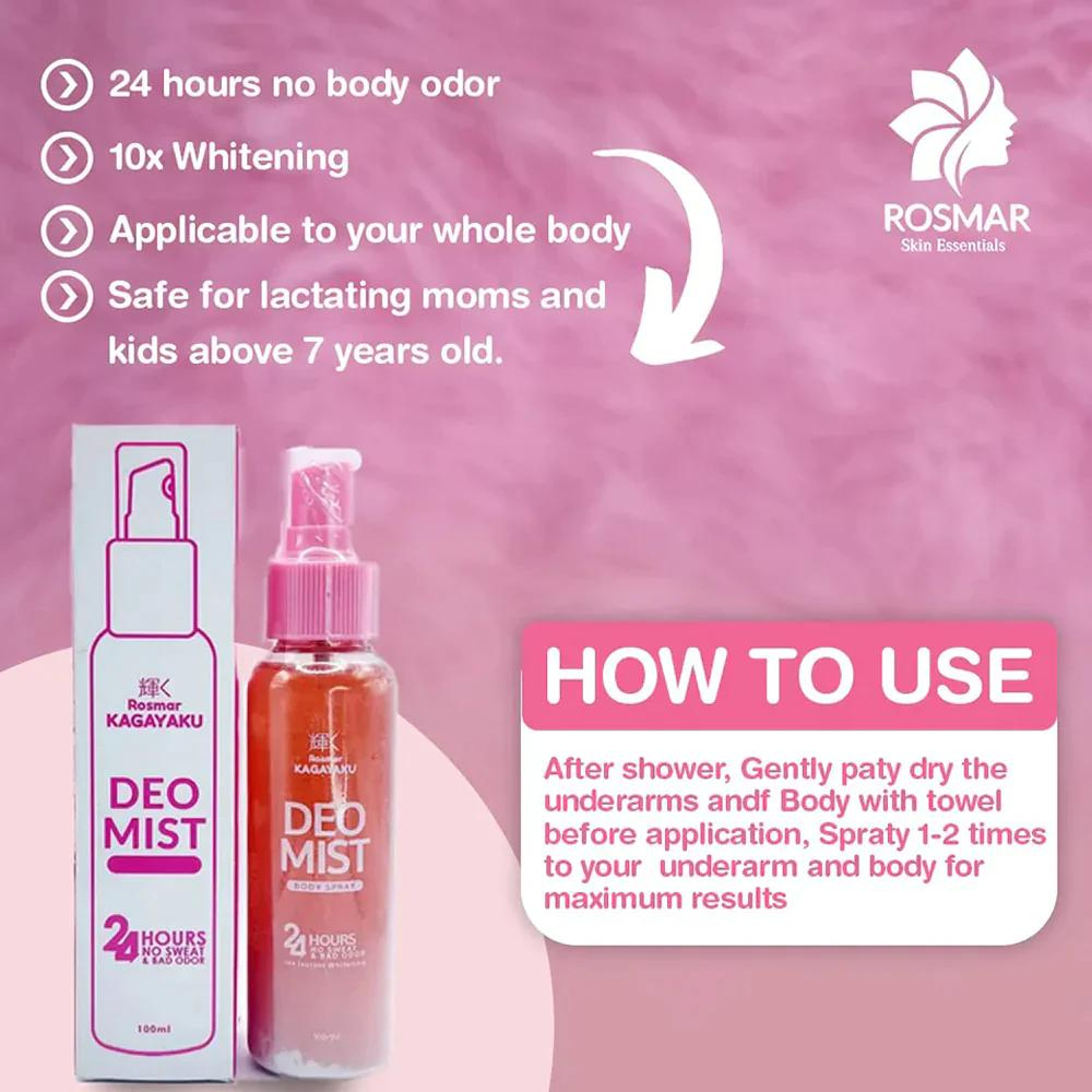 Rosmar Kagayaku Deo Mist Body Spray